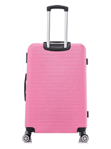 Canadian Peak 5tlg. Hardcase-Trolleyset "Solomuneak" in Rosa