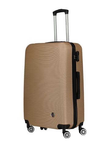 Canadian Peak 5-delige hardcase-trolleyset "Solomuneak" lichtbruin