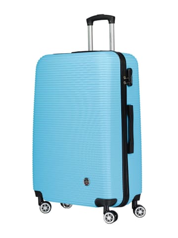 Canadian Peak 5tlg. Hardcase-Trolleyset "Solomuneak" in Hellblau