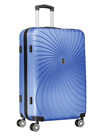 Canadian Peak 5tlg. Hardcase-Trolleyset "Sunlighteak" in Blau