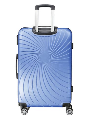 Canadian Peak 5-delige hardcase-trolleyset "Sunlighteak" blauw