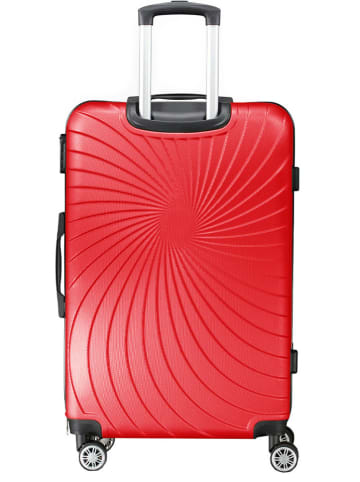 Canadian Peak 5-delige hardcase-trolleyset "Sunlighteak" rood