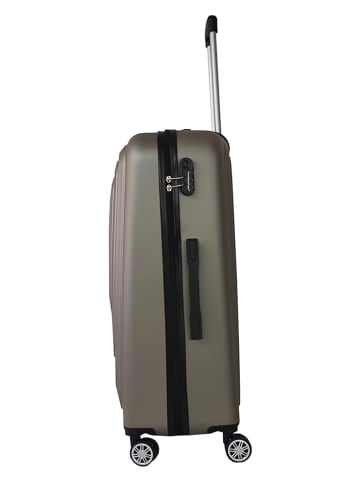 Canadian Peak 3-delige hardcase-trolleyset "Sacramentoeak" beige