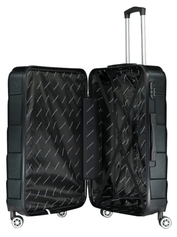 Canadian Peak 3-delige hardcase-trolleyset "Salamanqueak" zwart