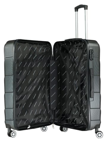 Canadian Peak 3-delige hardcase-trolleyset "Salamanqueak" antraciet