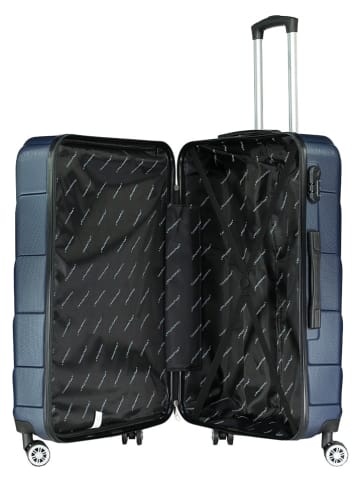 Canadian Peak 3-delige hardcase-trolleyset "Salamanqueak" donkerblauw