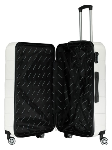 Canadian Peak 3-delige hardcase-trolleyset "Salamanqueak" wit
