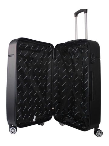 Canadian Peak 3-delige hardcase-trolleyset "Santiegoeak" zwart