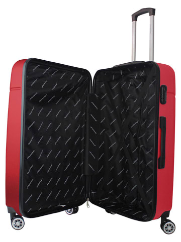 Canadian Peak 3-delige hardcase-trolleyset "Santiagoeak" rood