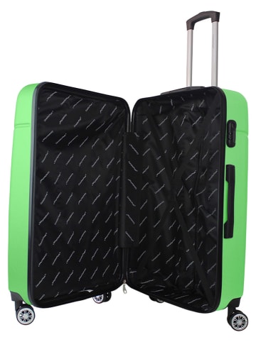 Canadian Peak 3-delige hardcase-trolleyset "Santiagoeak" groen