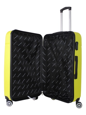 Canadian Peak 3tlg. Hardcase-Trolleyset "Santiegoeak" in Gelb