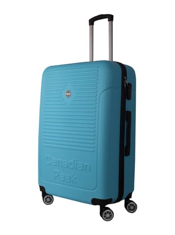 Canadian Peak 3-delige hardcase-trolleyset "Santiegoeak" turquoise