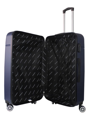 Canadian Peak 3tlg. Hardcase-Trolleyset "Santiegoeak" in Dunkelblau