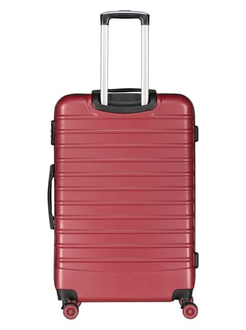 Canadian Peak 3-delige hardcase-trolleyset "Shockeak" rood