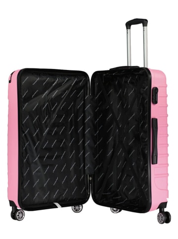 Canadian Peak 3tlg. Hardcase-Trolleyset "Shockeak" in Rosa