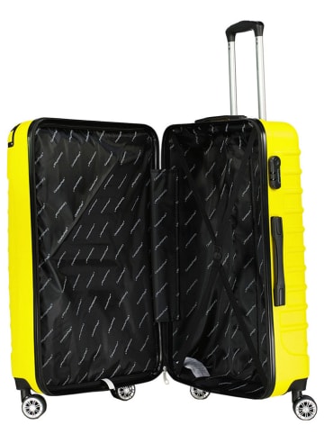 Canadian Peak 3tlg. Hardcase-Trolleyset "Shockeak" in Gelb