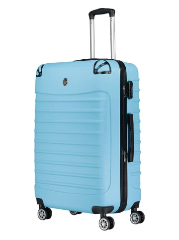 Canadian Peak 3tlg. Hardcase-Trolleyset "Shockeak" in Hellblau