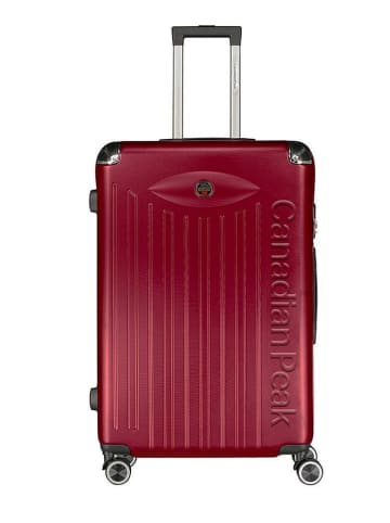 Canadian Peak 3-delige hardcase-trolleyset "Softlesseak" rood