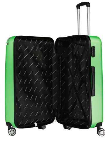 Canadian Peak 3tlg. Hardcase-Trolleyset "Softlesseak" in Grün
