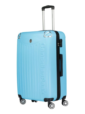 Canadian Peak 3tlg. Hardcase-Trolleyset "Softlesseak" in Hellblau