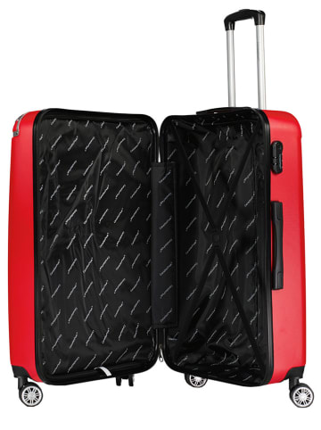 Canadian Peak 3-delige hardcase-trolleyset "Softlesseak" rood