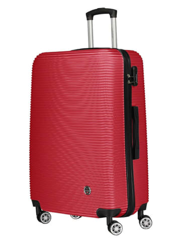 Canadian Peak 3tlg. Hardcase-Trolleyset "Solomuneak" in Rot