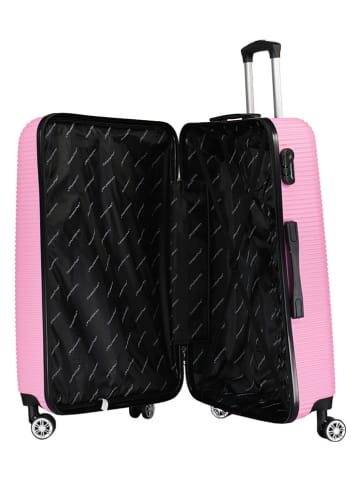 Canadian Peak 3tlg. Hardcase-Trolleyset "Solomuneak" in Rosa