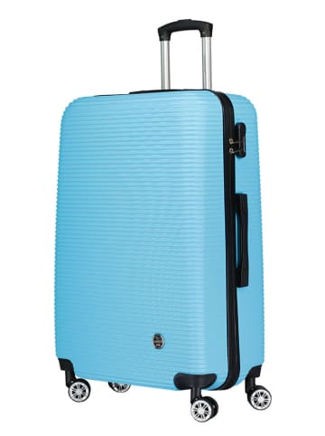 Canadian Peak 3tlg. Hardcase-Trolleyset "Solomuneak" in Hellblau