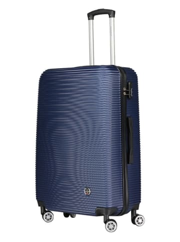 Canadian Peak 3-delige hardcase-trolleyset "Solomuneak" donkerblauw
