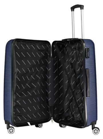 Canadian Peak 3tlg. Hardcase-Trolleyset "Solomuneak" in Dunkelblau