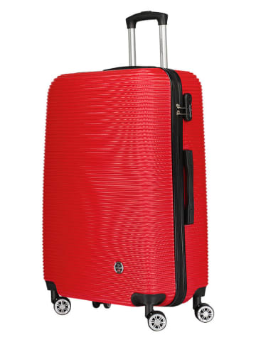 Canadian Peak 3tlg. Hardcase-Trolleyset "Solomuneak" in Rot