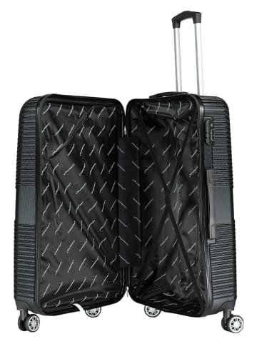 Canadian Peak 3-delige hardcase-trolleyset "Sorenteak" zwart