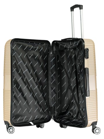 Canadian Peak 3tlg. Hardcase-Trolleyset "Sorenteak" in Beige