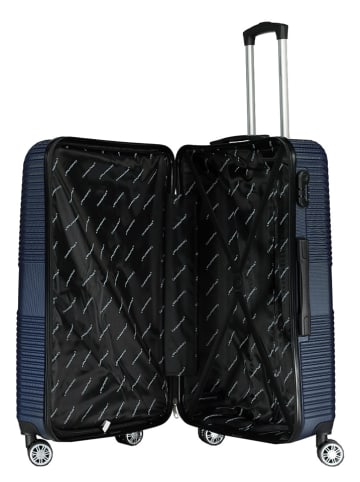 Canadian Peak 3-delige hardcase-trolleyset "Sorenteak" donkerblauw