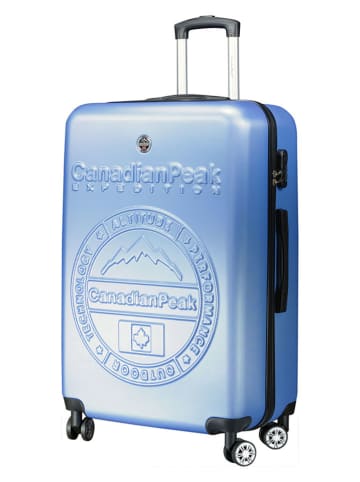 Canadian Peak 3-delige hardcase-trolleyset "Stanislaeak" lichtblauw