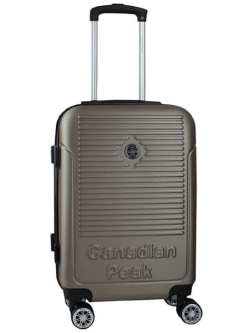 Canadian Peak Hardcase-trolley "Santiagoeak" lichtbruin - (B)34 x (H)53 x (D)21 cm