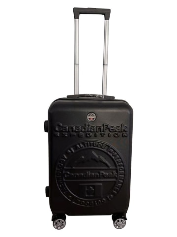 Canadian Peak Hardcase-Trolley "Stanislaeak" in Schwarz - (B)34 x (H)53 x (T)21 cm
