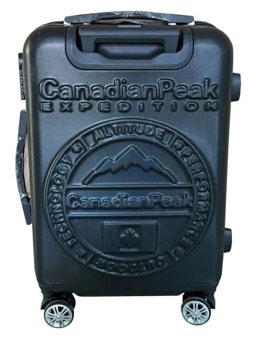 Canadian Peak Hardcase-trolley "Stanislaeak" zwart - (B)34 x (H)53 x (D)21 cm