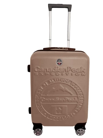 Canadian Peak Hardcase-trolley "Stanislaeak" lichtbruin - (B)34 x (H)53 x (D)21 cm