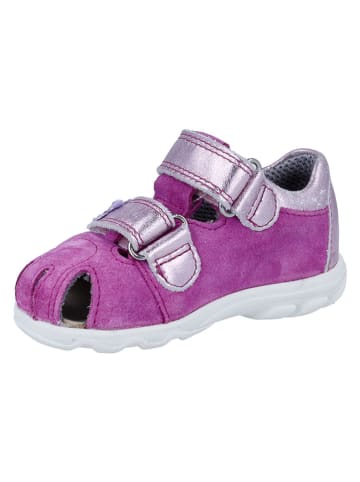 Richter Shoes Leren enkelsandalen "Juno" roze
