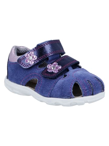 Richter Shoes Leren enkelsandalen "Juno" donkerblauw