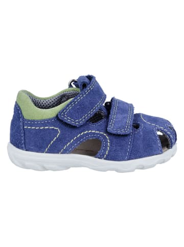 Richter Shoes Leder-Halbsandalen "Juno" in Blau