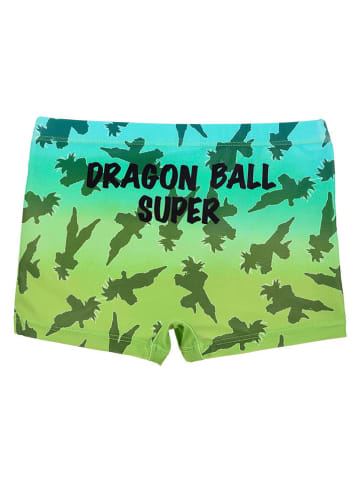 Dragon Ball Kąpielówki "Dragon Ball" w kolorze zielonym ze wzorem
