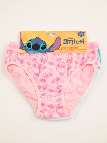 Lilo & Stitch 3er-Set: Slips "Lilo und Stitch" in Hellblau/ Weiß/ Rosa