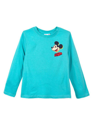 Disney Mickey Mouse Longsleeve "Mickey" in Türkis
