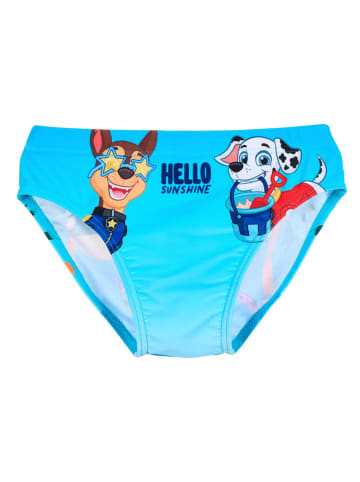 Disney Paw Patrol Kąpielówki "Psi Patrol" w kolorze błękitnym ze wzorem