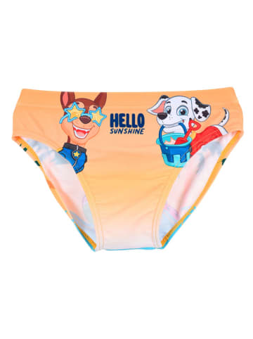 Disney Paw Patrol Badehose "Paw Patrol" in Orange/ Bunt