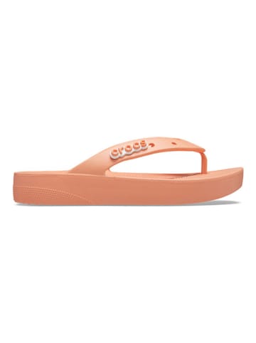 Crocs Zehentrenner "Classic Platform" in Orange