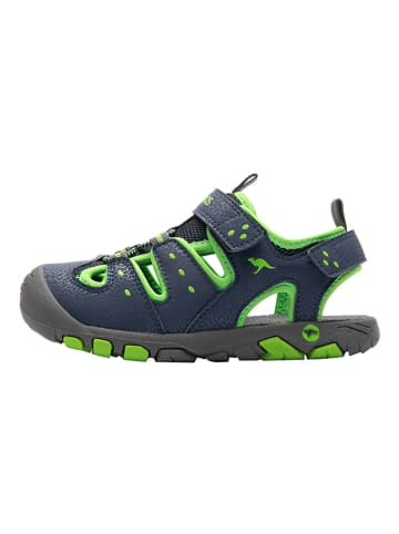 Kangaroos Enkelsandalen "K-Trek" donkerblauw/groen