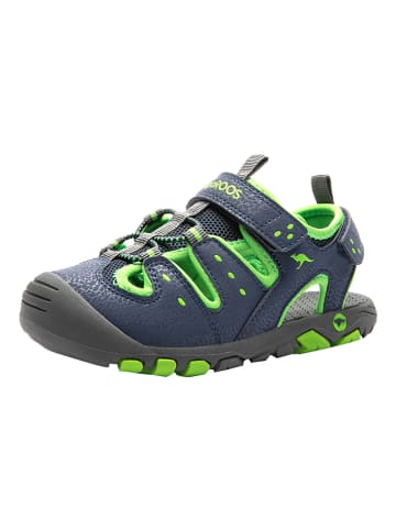Kangaroos Enkelsandalen "K-Trek" donkerblauw/groen